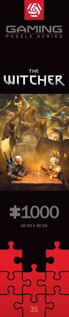 Puzzle Good Loot Wiedźmin 1000 elementów Puzzle Gaming The Witcher (Wiedźmin) Playing Gwent