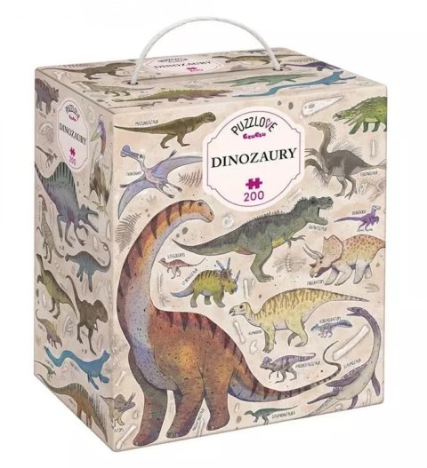 Puzzlove CzuCzu Dinozaury 200 el. puzzle rodzinne Puzzlove CzuCzu Dinozaury 200 el. puzzle rodzinne