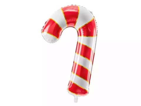 Balon foliowy Cukrowa laska 50x82cm czerwony Balon foliowy Cukrowa laska 50x82cm czerwony