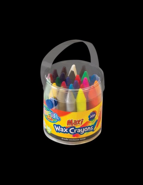 Kredki świecowe Colorino Kids wiaderko maxi 24 kolory Kredki świecowe Colorino Kids wiaderko maxi 24 kolory