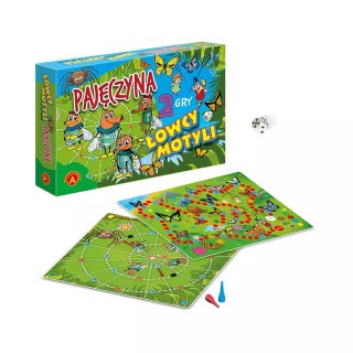 Pajęczyna / Łowcy motyli. 2 gry planszowe