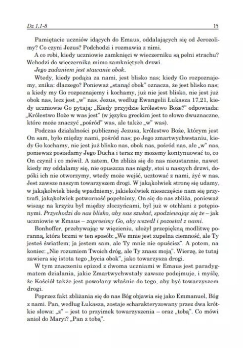Dzieje Apostolskie. Rozdzał 1-9. Komentarz duchowy. Tom 1