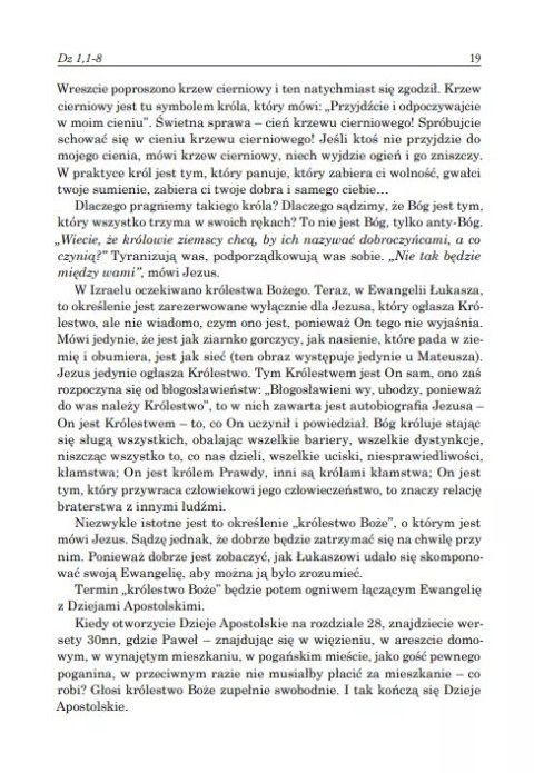 Dzieje Apostolskie. Rozdzał 1-9. Komentarz duchowy. Tom 1