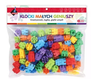 Klocki małych geniuszy - śrubki, 100 elementów