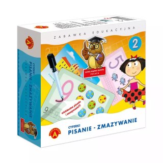 Cyferki. Pisanie - zmazywanie. Część 2