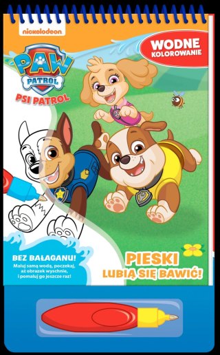 Psi Patrol. Wodne kolorowanie cz. 11 Pieski kochają sport!