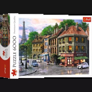 Puzzle 6000 elementów. Uliczka Paryża