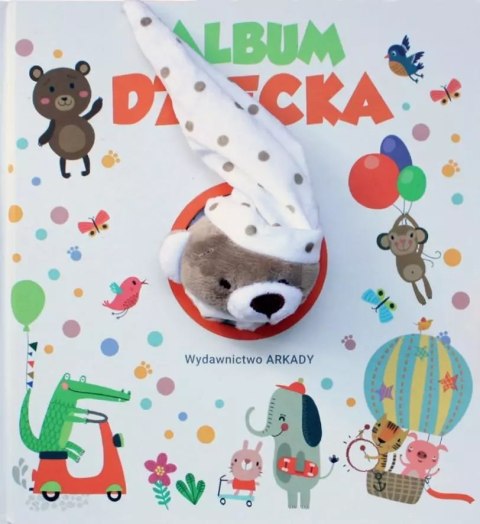Album dziecka z maskotką