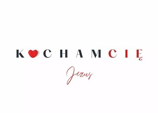 Kartka Kocham Cię. Jezus