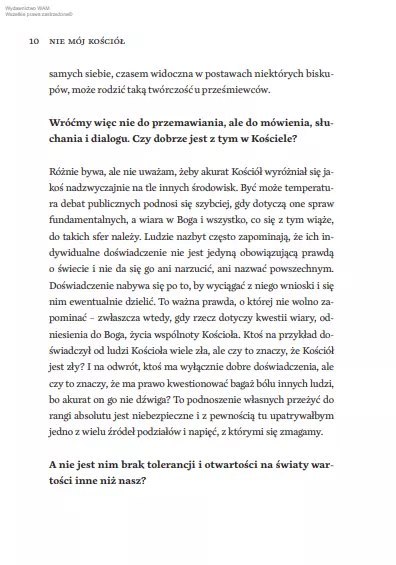 Nie mój Kościół