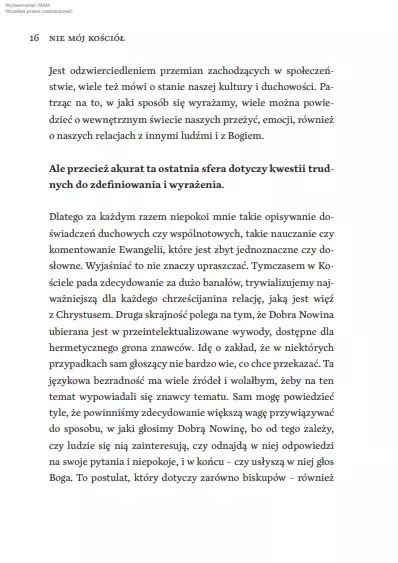 Nie mój Kościół