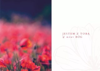 Kartka Jestem z Tobą - maki