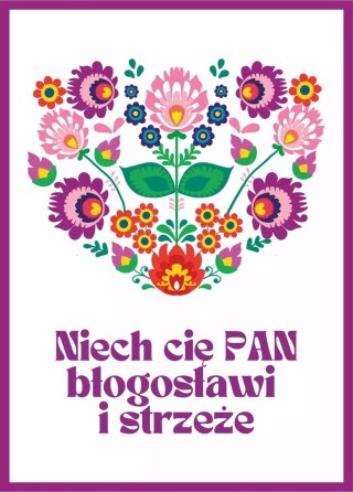 Kartka Niech Cię Pan - folklor