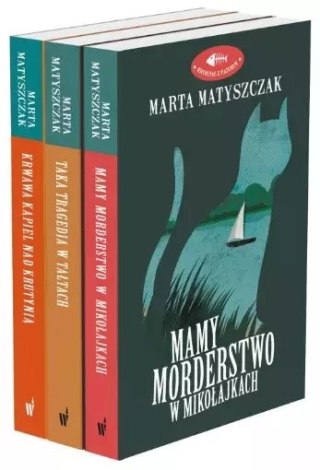 Pakiet Kryminał z pazurem. Tomy 1-3. Mamy morderstwo w Mikołajkach / Taka tragedia w Tałtach / Krwawa kąpiel nad Krutynią