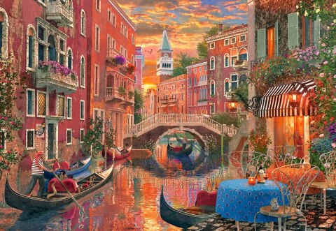 Puzzle 1500 elementów. Romantyczny wieczór w Wenecji Puzzle 1500 elementów. Romantyczny wieczór w Wenecji
