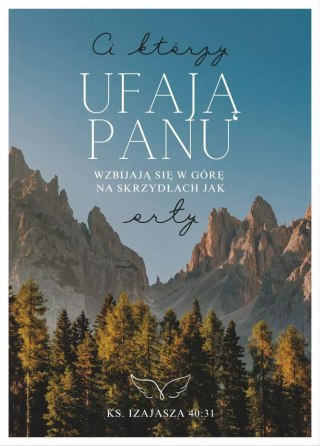 Kartka Ci, którzy ufają - góry