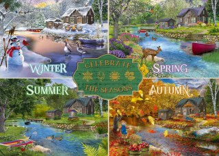 Puzzle 1000 elementów. Cztery pory roku