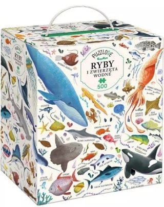 Puzzle 500 elementów. Puzzlove. Ryby i zwierzęta wodne