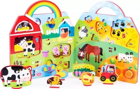 Puzzle dźwiękowe 3D. Wokół nas, farma Puzzle dźwiękowe 3D. Wokół nas, farma