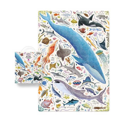 Puzzlove CzuCzu 200 elementów. Ryby i zwierzęta wodne Puzzlove CzuCzu 200 elementów. Ryby i zwierzęta wodne