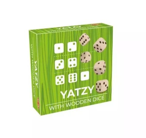 Yatzy drewniane kostki - gra w kości Yatzy drewniane kostki - gra w kości