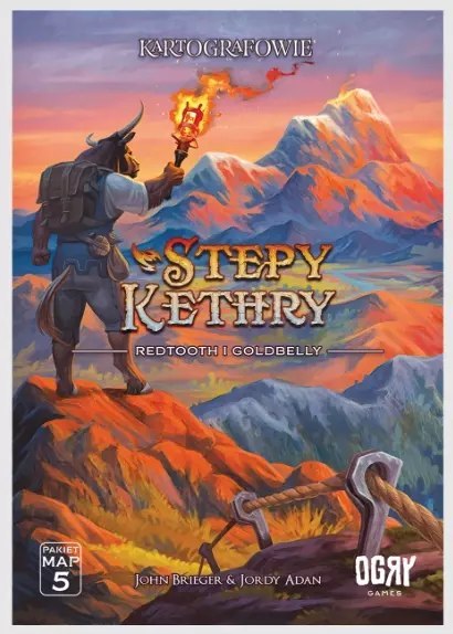 Gra planszowa Ogry Games Kartografowie: Stepy Kethry Gra planszowa Ogry Games Kartografowie: Stepy Kethry