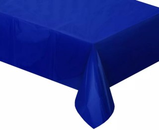 Obrus foliowy 137x183 cm, metaliczny granatowy