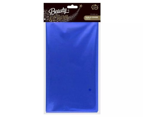 Obrus foliowy 137x183 cm, metaliczny granatowy Obrus foliowy 137x183 cm, metaliczny granatowy