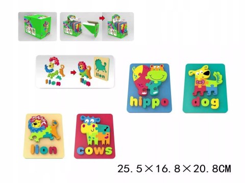 PUZZLE PIANKOWE ZWIERZĄTKA PUZZLE PIANKOWE ZWIERZĄTKA