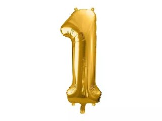 Balon foliowy 1 86cm złoty