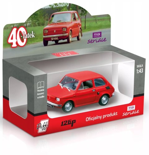Fiat 126P czterdziestolatek czerwony Fiat 126P czterdziestolatek czerwony