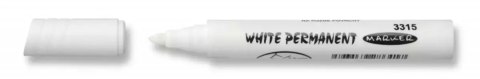 Marker Permanentny Okrągły Biały 2.5mm Koh-i-noor 3315 Marker Permanentny Okrągły Biały 2.5mm Koh-i-noor 3315