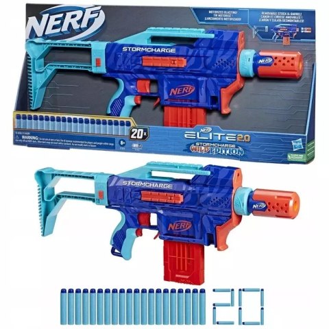NERF ELITE 2.0 KARABIN PISTOLET STORMCHARGE WILD EDITION ZESTAW + STRZAŁKI