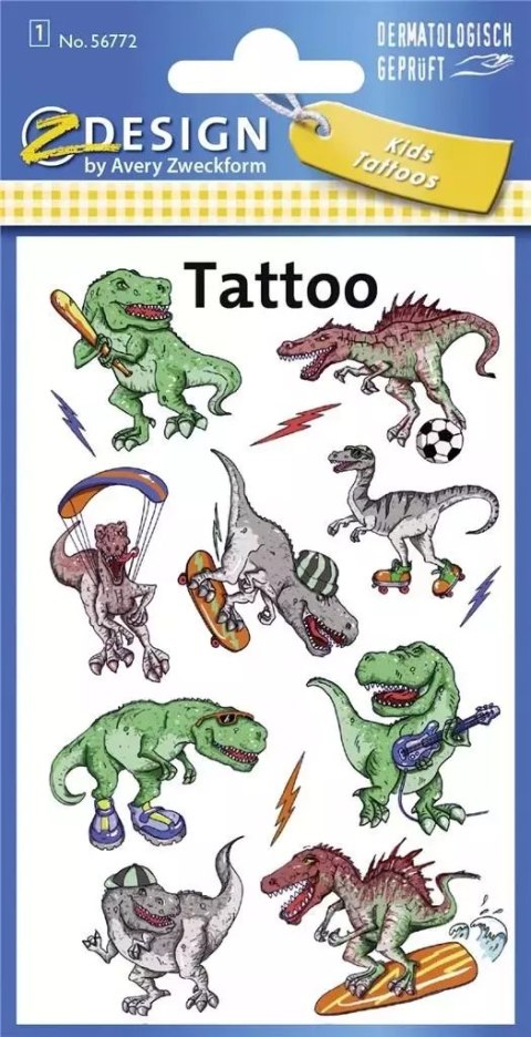 Tatuaże dla dzieci - Dinozaury Tatuaże dla dzieci - Dinozaury