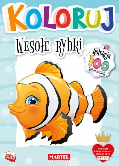 Wesołe rybki. Koloruj Wesołe rybki. Koloruj
