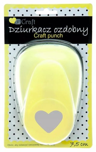 Dziurkacz ozdobny 7,5cm serce
