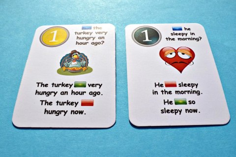 Fun Card English. Is / Are / Was / Were