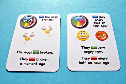 Fun Card English. Is / Are / Was / Were