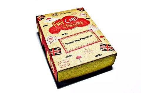 Fun Card English. Prepositions, Prepositions