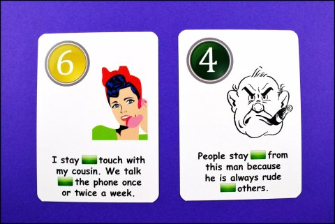 Fun Card English. Prepositions, Prepositions