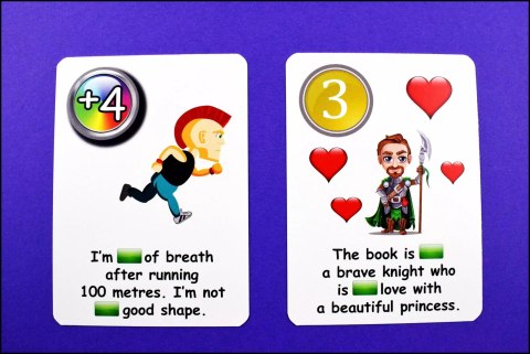 Fun Card English. Prepositions, Prepositions