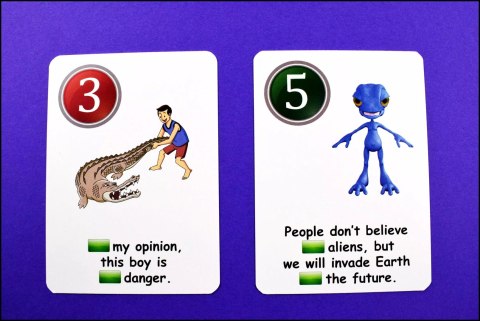 Fun Card English. Prepositions, Prepositions