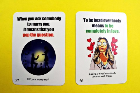 Fun Card English. Valentine's Day