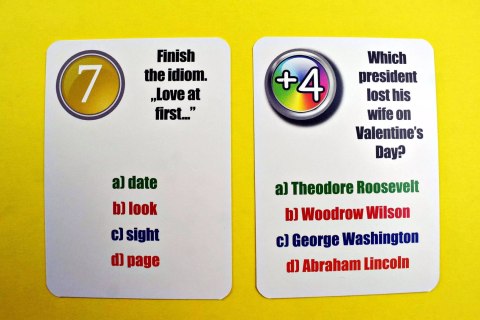 Fun Card English. Valentine's Day