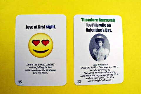Fun Card English. Valentine's Day