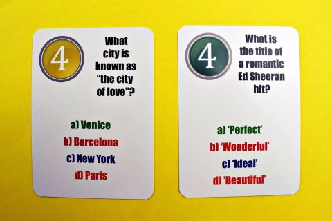 Fun Card English. Valentine's Day
