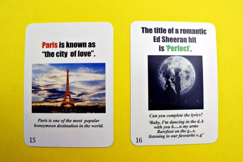 Fun Card English. Valentine's Day