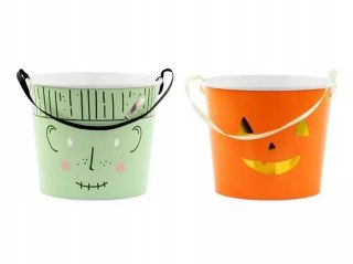 Wiaderka na cukierki PartyDeco Halloween 13,5 cm 2 sztuki
