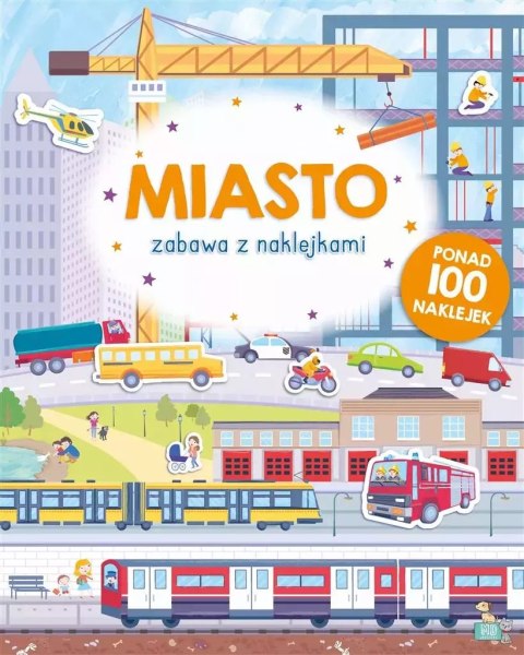 Zabawa z naklejkami. Miasto Zabawa z naklejkami. Miasto