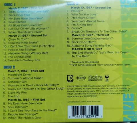 Live At The Matrix 1967: The Original Masters, CD Live At The Matrix 1967: The Original Masters, CD